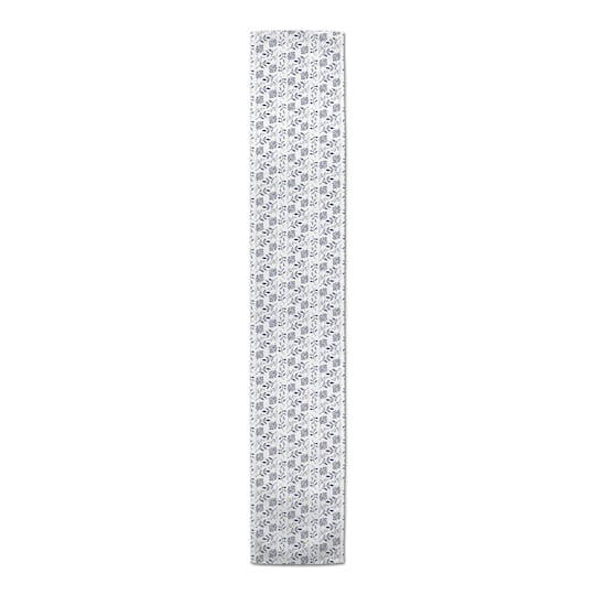 Navy Watercolor Florals Outdoor Table Runner